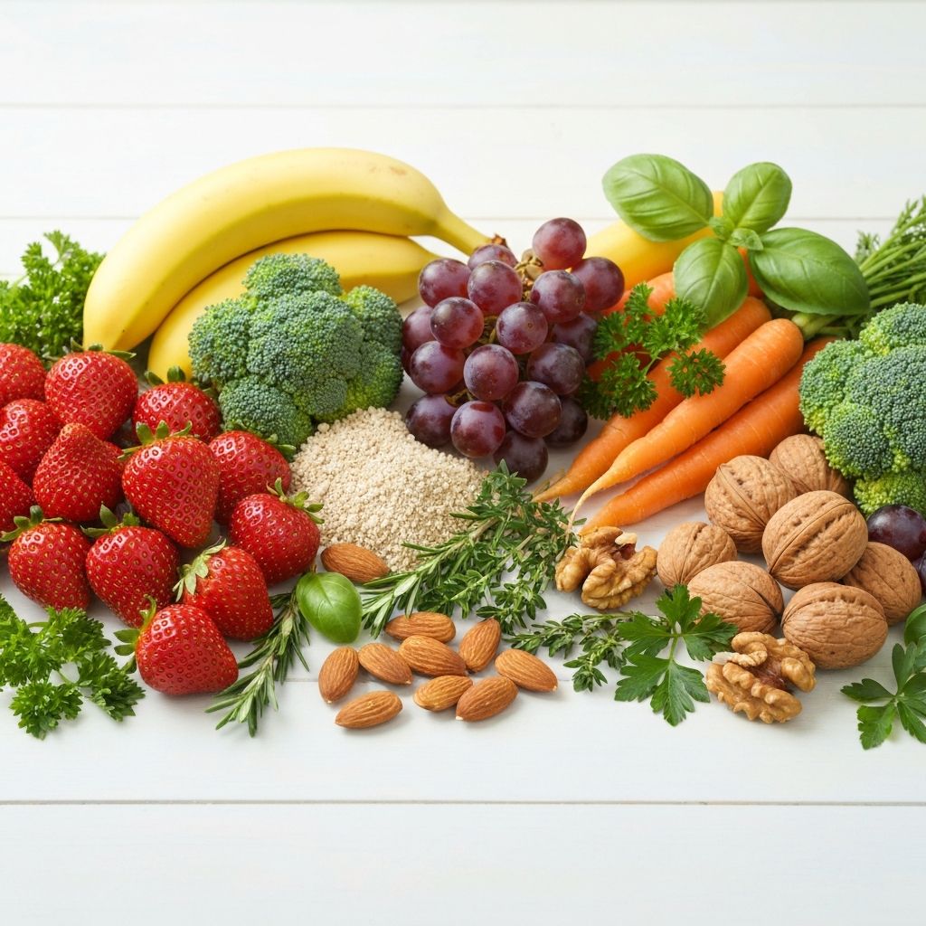 Natural vitamin and mineral sources